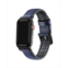Posh Tech Mens and Womens Genuine Dark Blue Leather Band for Apple Watch 42mm