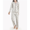MOOD Pajamas Womens Flower Bouquet Soft Long-Sleeve Pajama Set