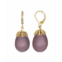 2028 Womens Frosted Glass Egg Drop Earring