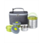 Lille Home Lunch Box Set An Vacuum Insulated Lunch Box 2 Food Containers A Lunch Bag A Portable Cutlery Set