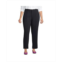 Lands End Plus Size Starfish High Rise Pintuck Straight Leg Elastic Waist Pull On Ankle Pants