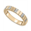 Audrey by Aurate Diamond Textured Band (1/6 ct. t.w.) in Gold Vermeil