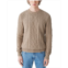 Frank And Oak Mens Classic-Fit Cable-Knit Crewneck Sweater