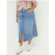 FatFace Womens Plus Size Carla Denim Midi Skirt