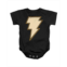 Black Adam Baby Girls Baby Chest Emblem Snapsuit
