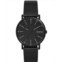 Skagen Mens Signatur Black Stainless Steel Mesh Bracelet Watch 40mm