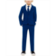 OppoSuits Boys Navy Royale Solid Slim Fit Suit
