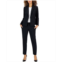 Le Suit Womens Crepe One-Button Pantsuit Regular & Petite Sizes