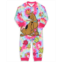 Scooby-Doo Toddler Girls Tie-Dye Flower Union Suit Footless Sleep Pajama