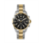 Jacques Lemans Mens Liverpool Watch with Solid Stainless Steel Strap IP Gold Bicolor Chronograph 1-2091