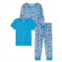 Max & Olivia Baby Boys Snug Fit Pajama with Pant Long Sleeve T-shirt and Short Sleeve T-shirt 3 Piece Set