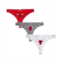 College Concepts Womens Red Charcoal White Chicago Bulls Arctic 3-Pack Thong Set