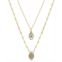 Unwritten 2 Pc. Set Hamsa Hand & Evil Eye Pendant Necklaces in Silver-Plate & Gold-Flash 16 + 2 extender