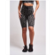 Twill Active Womens Neva Recycled Leopard High Waisted Cycling Short - Grey