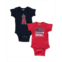 Soft As A Grape Newborn and Infant Boys and Girls Red Navy Los Angeles Angels 2-Piece Body Suit