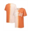 Gameday Couture Womens Texas Orange Texas Longhorns Find Your Groove Split-Dye T-shirt