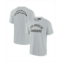 Fanatics Signature Mens and Womens Gray Los Angeles Chargers Super Soft Short Sleeve T-shirt