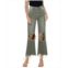 Vervet Womens Super High Rise 90s Vintage-like Cropped Flare Jean
