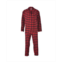 Hanes Platinum Hanes Mens Big and Tall Flannel Plaid Pajama Set
