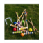Trademark Global Hey Play Croquet Set - Wooden Outdoor Deluxe Sports Set With Carrying Case - Fun Vintage Backyard Lawn Recreation Game For Kids Or Adults 6 Players
