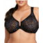 Glamorise Womens Full Figure Wonderwire Front Close Stretch Lace Bra with Narrow Set Straps