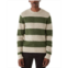 Frank And Oak Mens Striped Crewneck Long Sleeve Sweater
