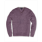 Scott Barber Mens Marled Cashmere Vee Sweater