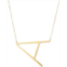 Italian Gold Initial 18 Pendant Necklace in 10k Gold