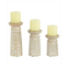 Rosemary Lane Natural Candle Holders Set of 3