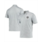 Antigua Mens Gray Black Las Vegas Raiders Deliver Button-Down Polo Shirt