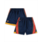 Mitchell & Ness Mens Navy Golden State Warriors Big and Tall Hardwood Classics Team Swingman Shorts