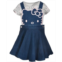 Hello Kitty Toddler Girls 2-Pc. Denim Skirtall & T-Shirt Set