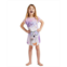 Jellifish Kids Child Sleepshirt For Girls| Iridescent Glitter Print