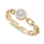 Audrey by Aurate Diamond Chain Link Ring (1/10 ct. t.w.) in Gold Vermeil