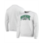 League Collegiate Wear Mens Heathered Gray Notre Dame Fighting Irish Upperclassman Pocket Pullover Sweatshirt