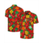 Margaritaville Mens Red NASCAR Island Life Floral Party Full-Button Shirt