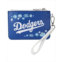 Loungefly Womens Los Angeles Dodgers Floral Wrist Clutch