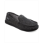 Isotoner Mens Preston Heather Knit Moccasin Slippers