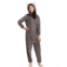 Jellifish Kids Toddler|Child Girls Plush Flannel Fleece Onesie Sleepwear with Animal Face Hood Flame Resistant Footless Half Zip Kids Pajamas
