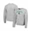 League Collegiate Wear Mens Gray Michigan State Spartans 1965 Arch Essential Fleece Pullover Sweatshirt