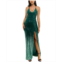 Pear culture Juniors Sequined X-Back Gown