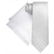 Steve Harvey Mens Extra Long Textured Tonal Tie & Solid Pocket Square Set