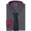 Nick Graham Mens Slim-Fit Stipple Circle Dress Shirt & Tie Set