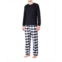 Sleep Hero Mens Flannel Pajama Set