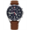 Victorinox Mens Chronograph FieldForce Brown Leather Strap Watch 42mm