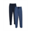 Hanes Platinum Hanes Mens Big and Tall Flannel Sleep Pant 2 Pack
