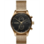 MVMT Mens Voyager Eclipse Gold-Tone Stainless Steel Mesh Bracelet Watch 42mm