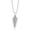 EFFY Collection EFFY Mens Arrow 22 Pendant Necklace in Sterling Silver