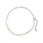 Macys 4-5MM Potato Pearl and Chain 7.5 Bracelet in Gold or Silver Plated