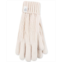 Heat Holders Womens Amelia Solid Cable-Knit Gloves